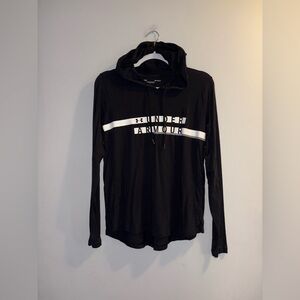 Under Armour | Black Hooded Longsleeve